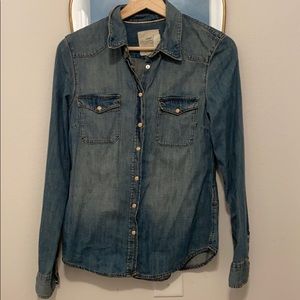 H&M Jean cowboy shirt